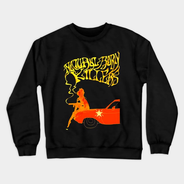 Natural born killers t-shirt Crewneck Sweatshirt by San9 pujan99a